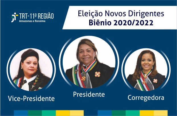 TRT-11 elege novos dirigentes para o biênio 2020-2022