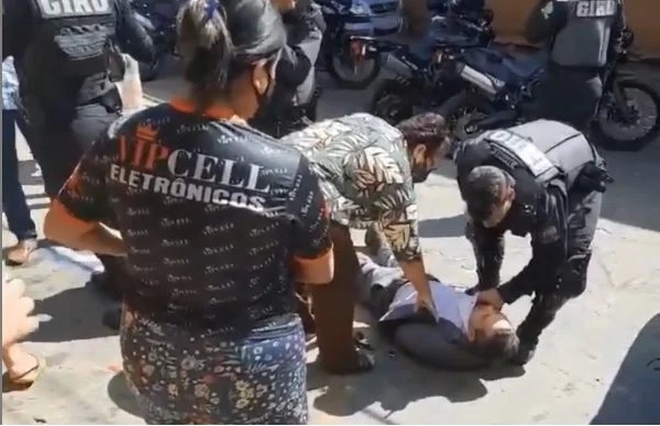 AGRESSÃO PÚBLICA: Justiça manda prender oficial da PM que espancou advogado em Goiás