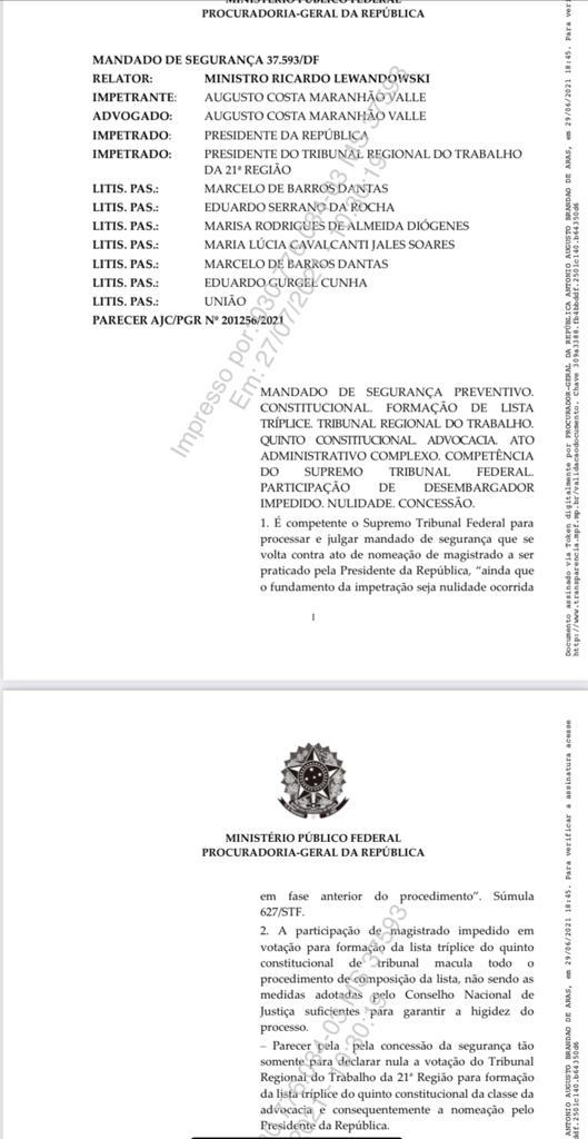 Quinto do TRT-RN ainda rende e desgasta os envolvidos