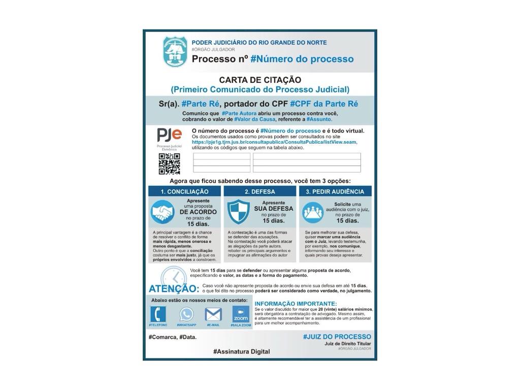 Mandado acessível vai facilitar comunicação do Judiciário estadual com o público