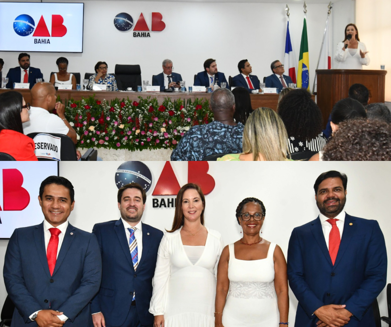"Não aceitaremos a criminalização da advocacia na Bahia", diz Daniela Borges em solenidade de posse da nova diretoria da OAB-BA