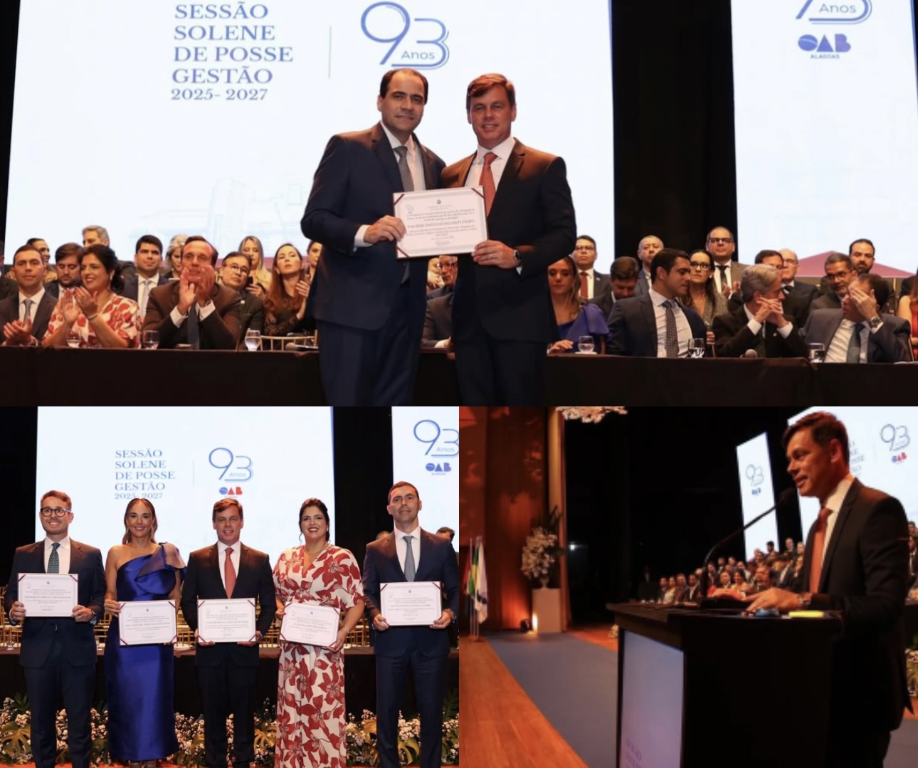 OAB-AL: Com Vagner Paes no comando, nova diretoria toma posse e reafirma compromisso com a advocacia 