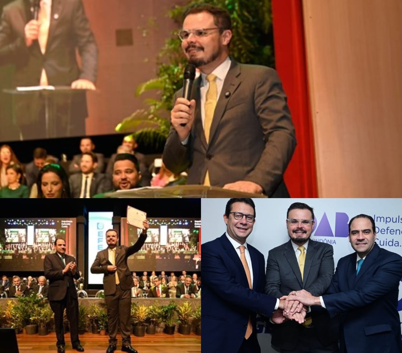 Com o lema ‘Impulsiona, defende e cuida’, nova gestão da OAB Rondônia é empossada sob liderança de Márcio Nogueira