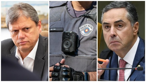 Tarcísio recorre ao STF para derrubar decisão que obriga PM de SP a usar câmera corporal com gravação ininterrupta 