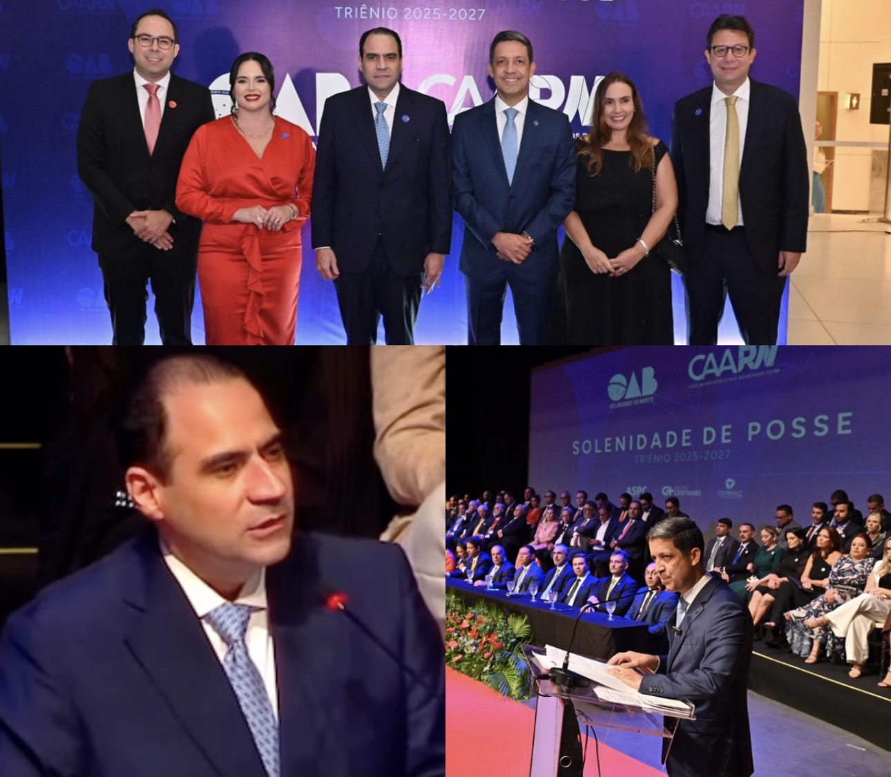 Em posse da nova diretoria da OAB-RN, Beto Simonetti reafirma compromisso com a defesa das prerrogativas e a valorização da advocacia