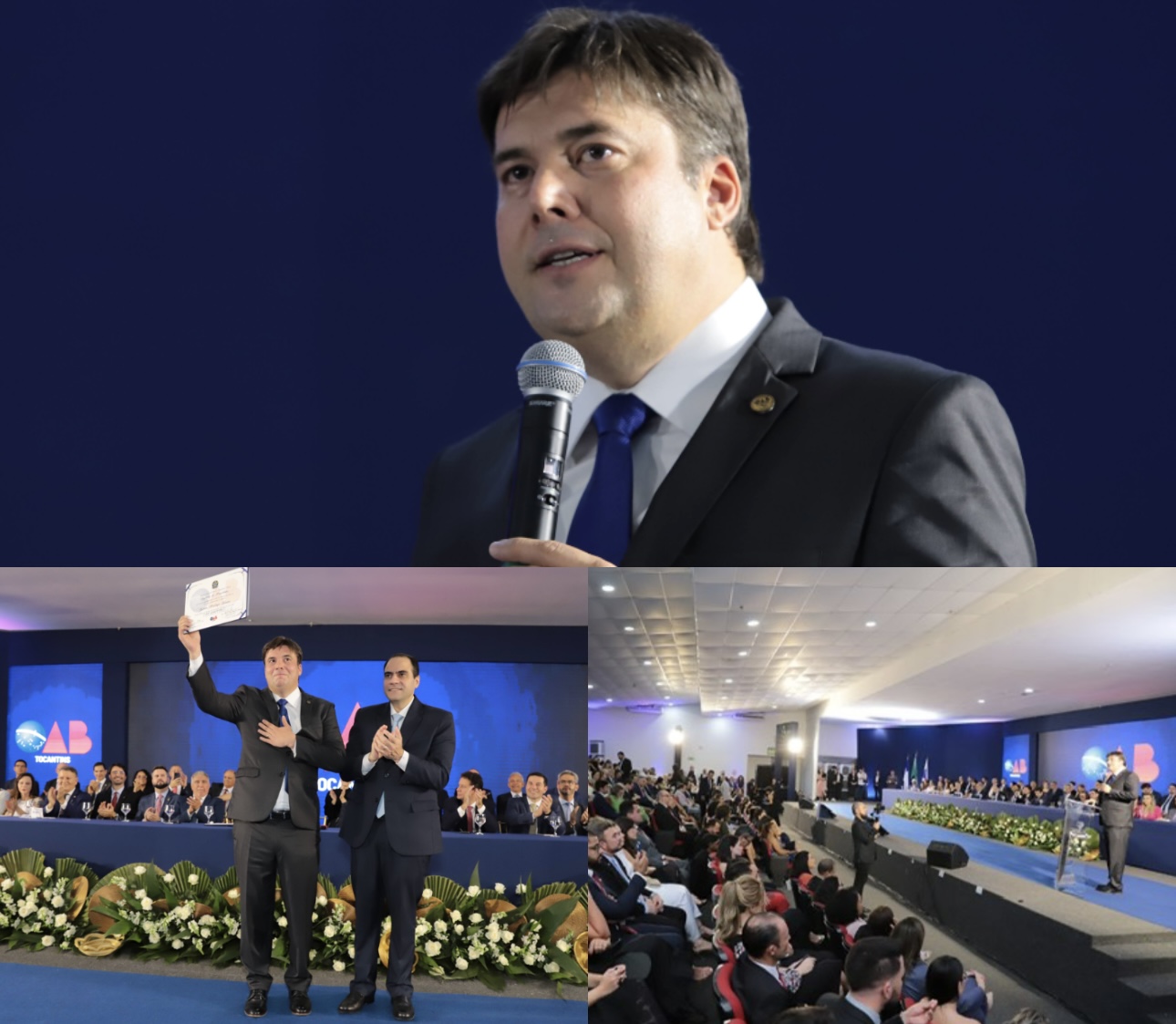 Gedeon Pitaluga é reempossado presidente da OAB Tocantins e promete gestão histórica com foco na capacitação da advocacia 