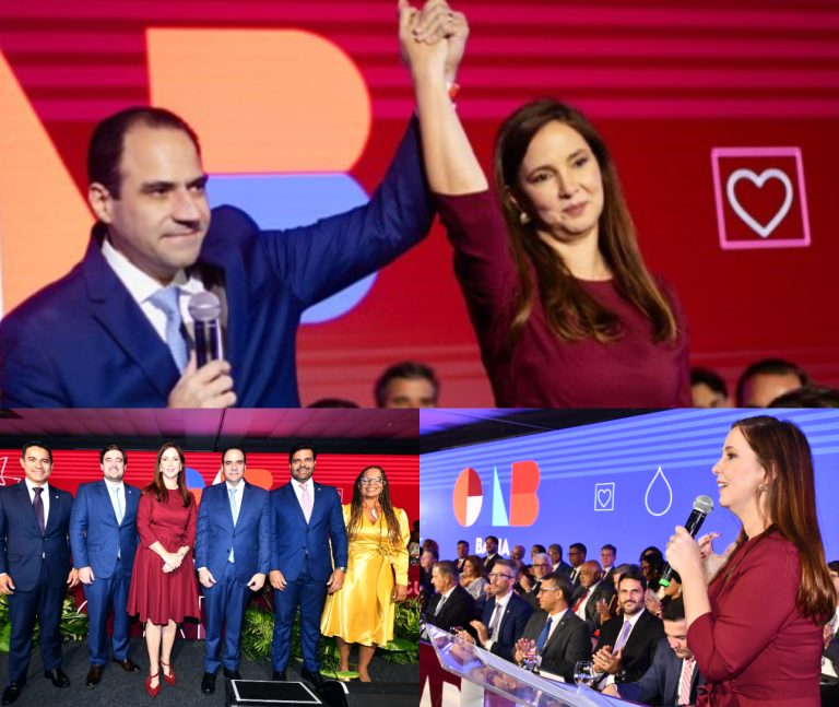 OAB-BA: Daniela Borges é reempossada presidente: ‘Nossa força está na união’, diz ao defender uma advocacia mais inclusiva e representativa 