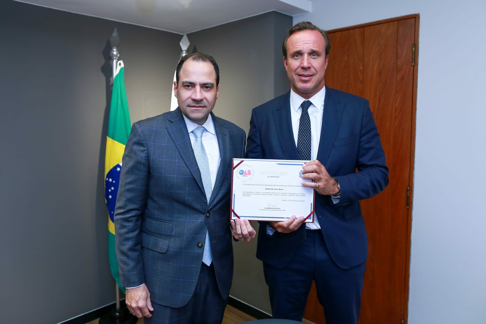 Rafael Horn assume coordenação de frentes estratégicas no Conselho Federal da OAB