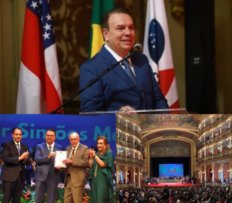 Jean Cleuter Simões é reempossado presidente da OAB Amazonas defendendo a união para fortalecimento da advocacia 