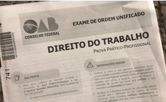 Comissão do 43° Exame de Ordem diz que peça cobrada alinha-se com jurisprudência 'torrencial e pacífica' do TST