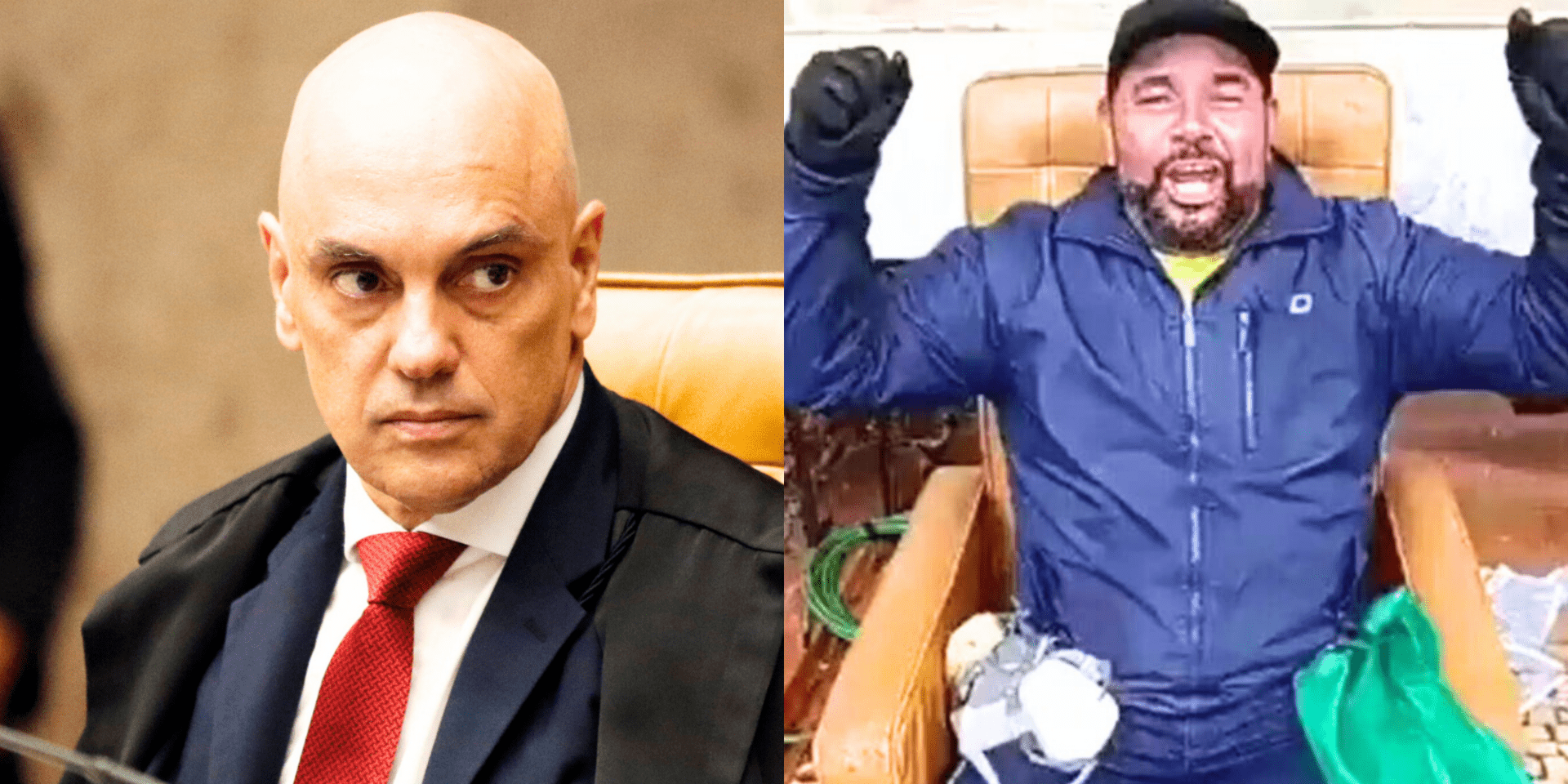 Réu do 8/1 que ocupou cadeira no STF pode pegar 17 anos, segundo voto de Moraes