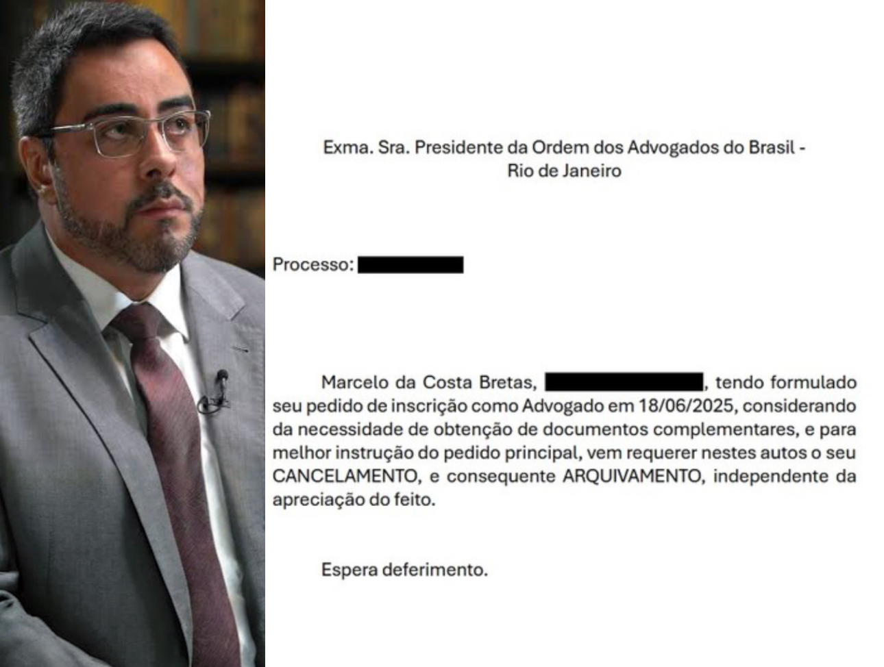 Marcelo Bretas desiste de atuar como advogado ao cancelar seu pedido de inscrição na OAB