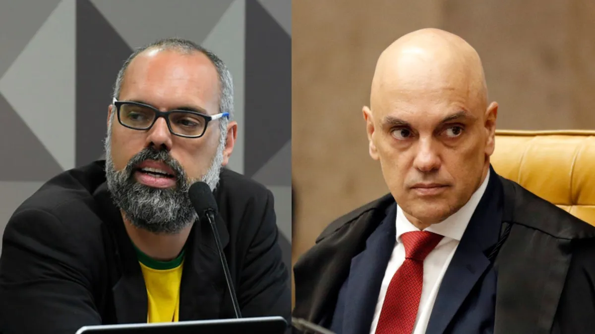 Moraes aplica multa de  R$ 50 mil a Allan dos Santos após live antidemocrática