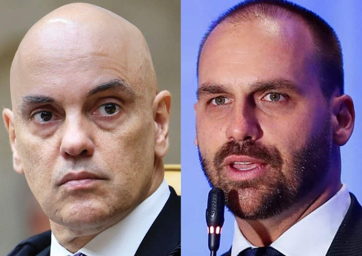 Moraes alega "interferência e embaraço" por parte de Eduardo Bolsonaro no processo de seu pai