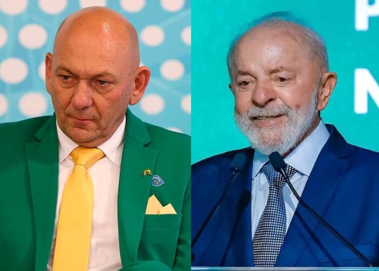 Justiça condena Luciano Hang a indenizar Lula em R$ 33 mil por faixas aéreas ofensivas