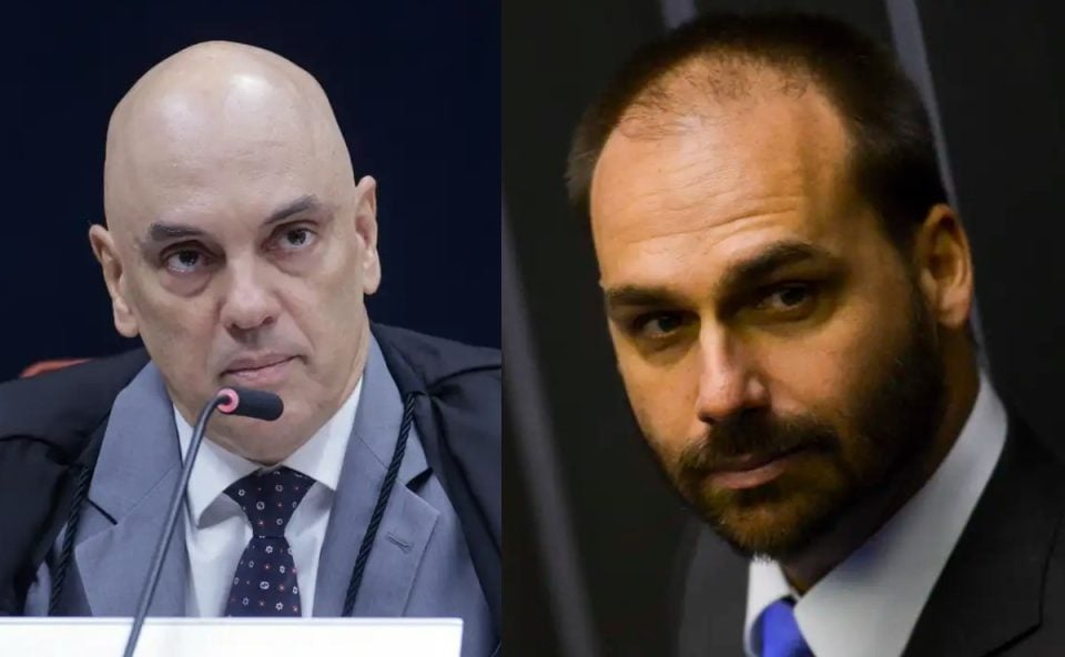Moraes determina que Defensoria Pública assuma defesa de Eduardo Bolsonaro por coação no processo da trama golpista