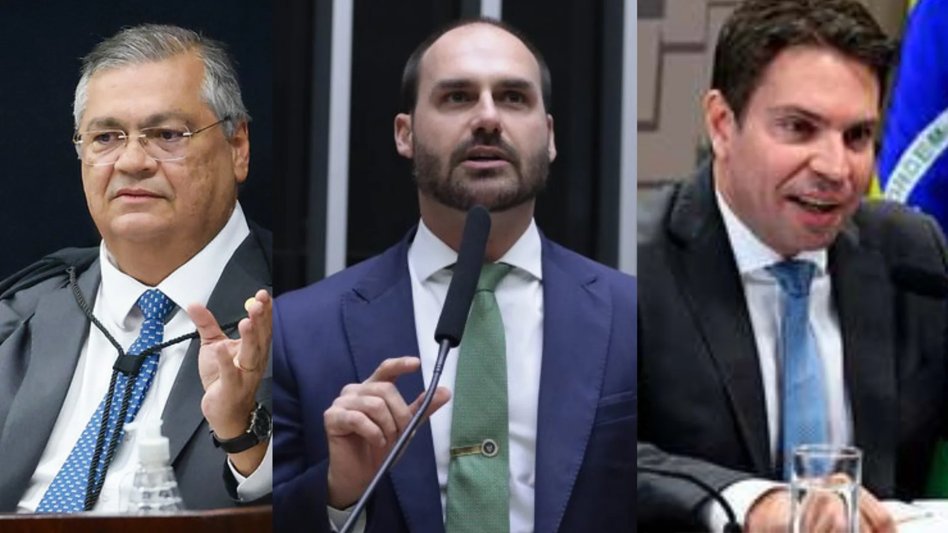 Flávio Dino proíbe repasse de emendas para Eduardo Bolsonaro e Ramagem