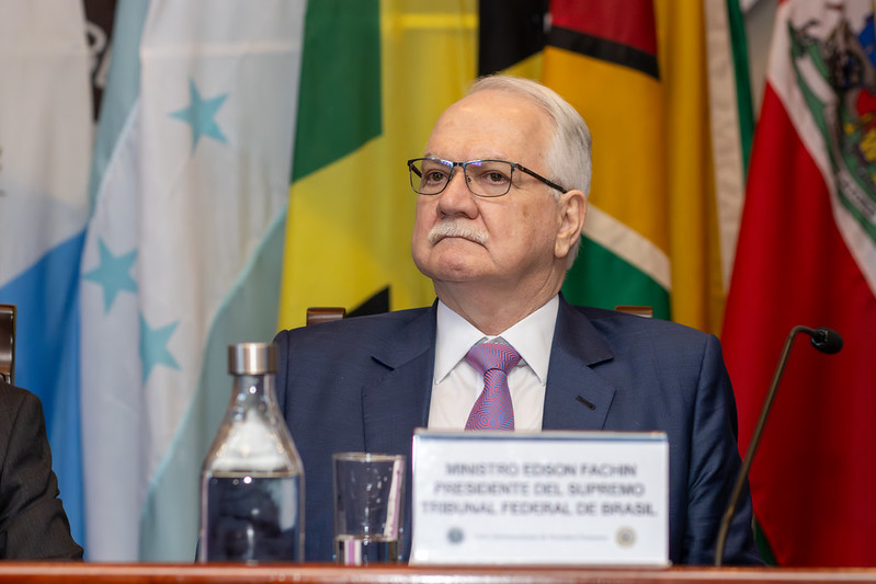 Fachin defende criação de rede internacional de tribunais a favor da democracia
